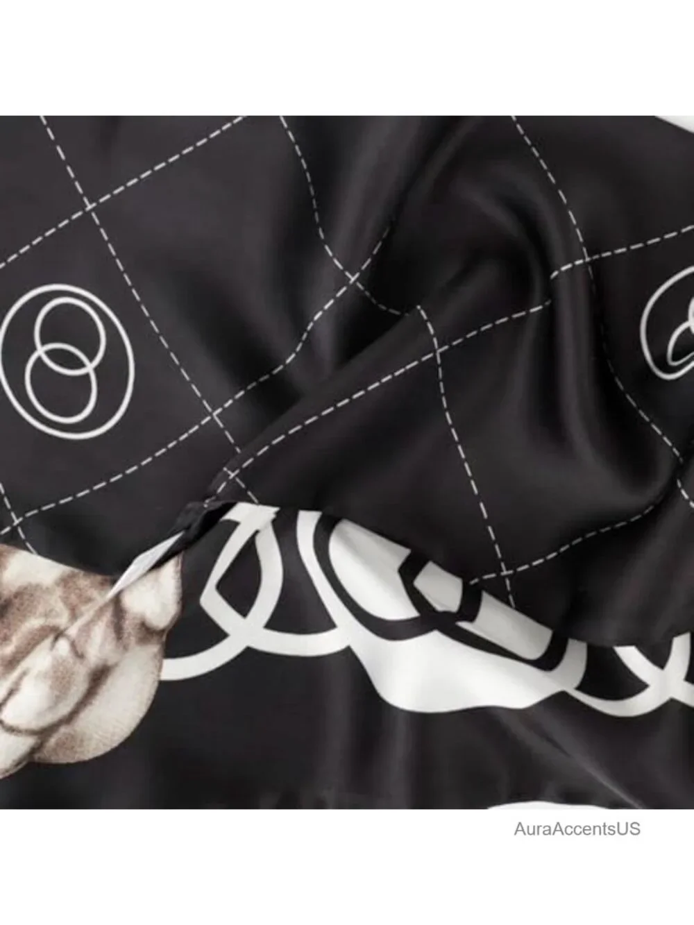 Square Satin Silk Like Head Scarf - 59 x 5.9 inches - Multifunctional Neck
